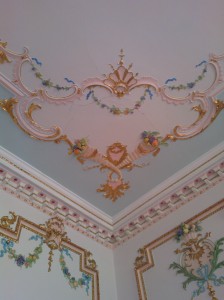 The decoration in the Dining Room
